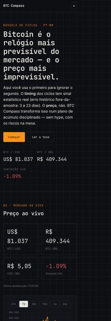 A mesma ferramenta no celular